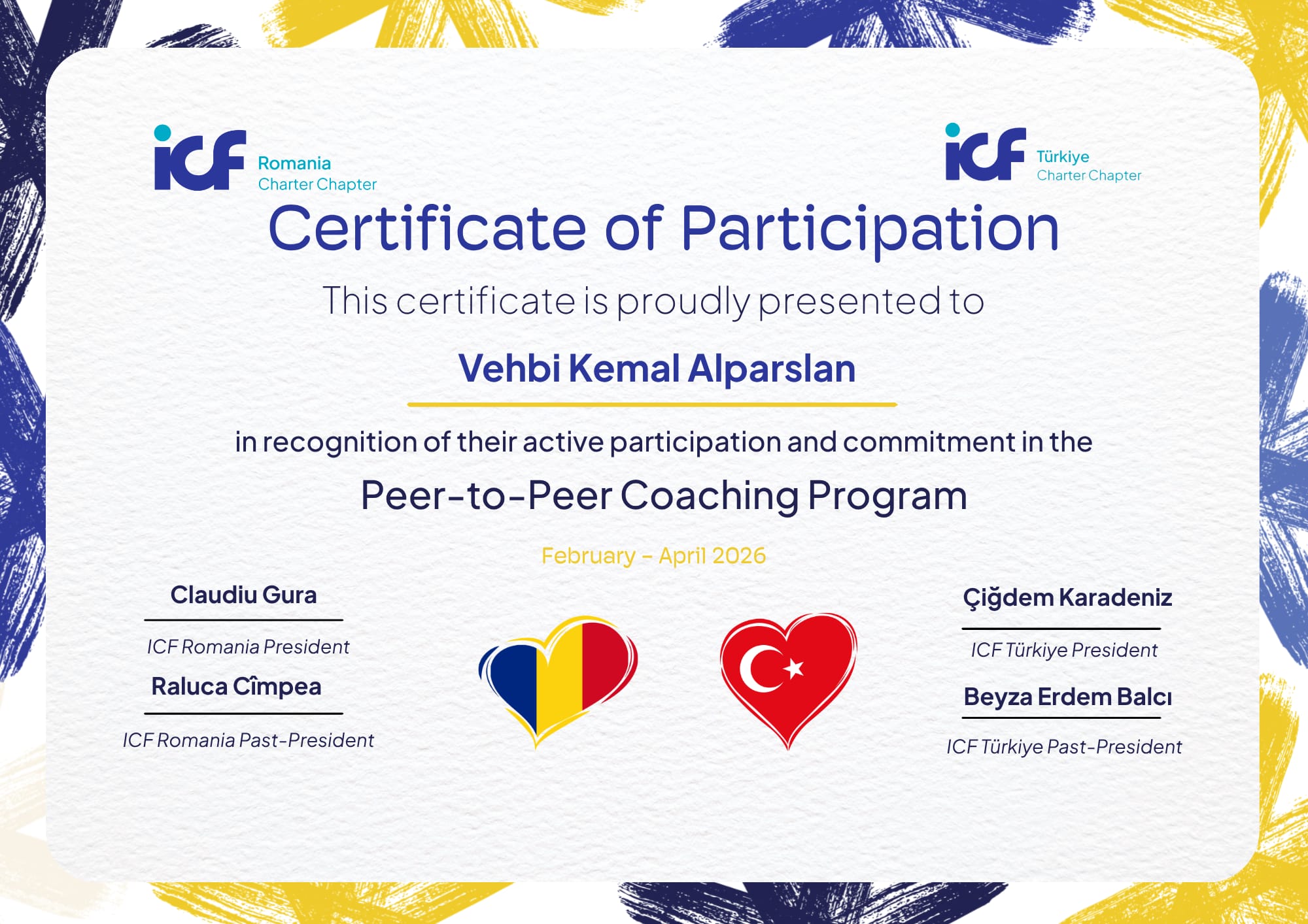 ICF Turkey & Romania Koçluk Projesi